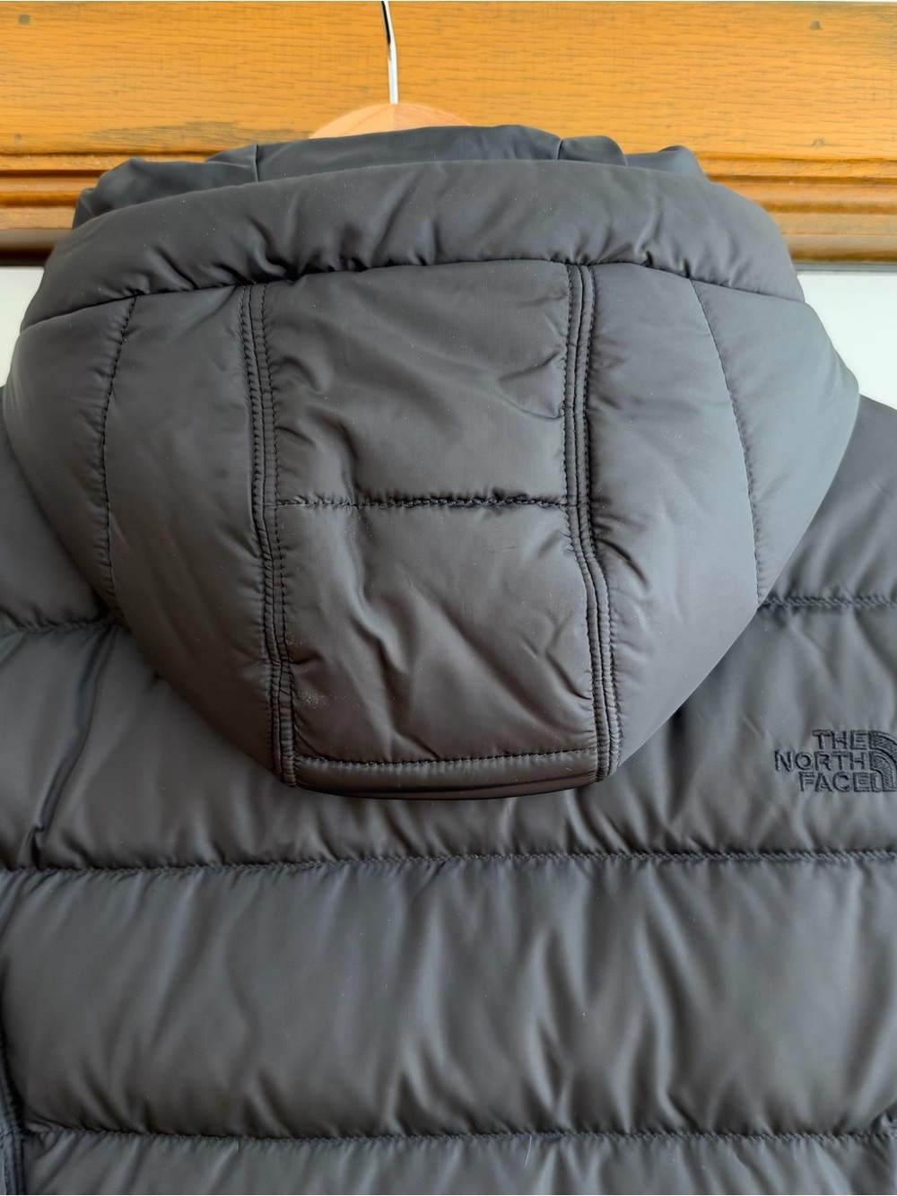 The North Face Women’s Black Hooded Long Down Puffer Coat - Picture 4 of 5